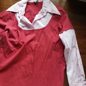 Vintage Women's Button Up Shirt